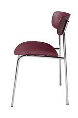 red chair isolated on white