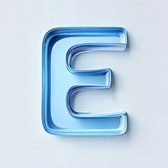 3d letter E
