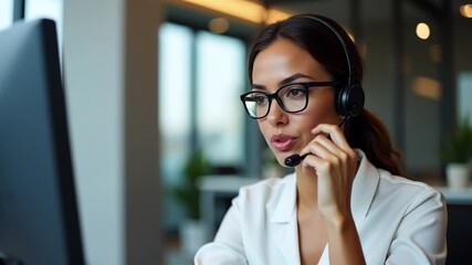 Dedicated customer service representative assisting clients with professional expertise