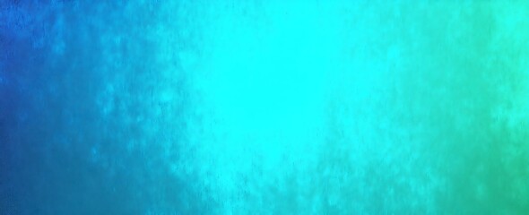 Grunge Cyan Texture Gradient, Abstract Wall Effect with Light to Dark Background