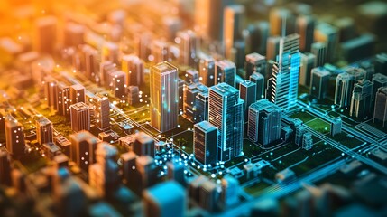 Digital Cityscape, Connected Architecture