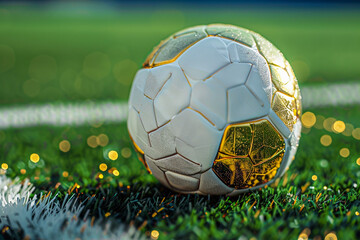 soccer ball in grass
