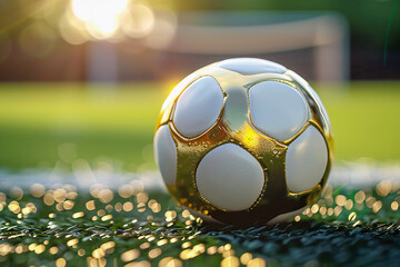 soccer ball on grass