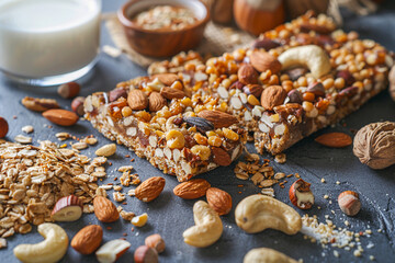 nuts and dried fruit