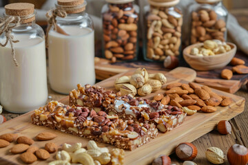 nuts and dried fruits