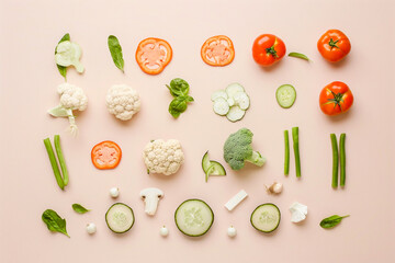 fresh vegetable salad