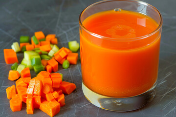 carrot juice and carrots