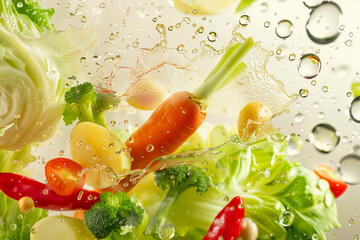fresh vegetable salad