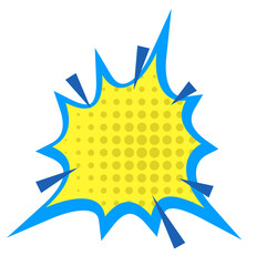 Comic Style Speech Bubble Illustration