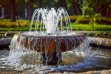 fountain in the park