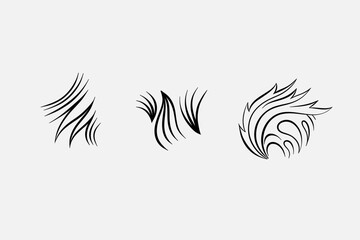 Outline Fire Vector Image for any size ideal for advertising and posters, personal project or t-shirts, mugs, books, logos, etc.