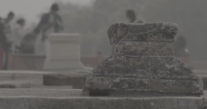 New Delhi, Delhi, India. Humayun's tomb. Famous place is Tomb of Mughal emperor, Mirza Nasir al-Din Muhammad commonly known as Humayun situated in Delhi, India. UNESCO World Heritage Site. Close up