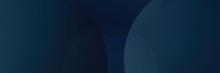 Dark blue abstract background with shiny geometric shapes graphics. Modern blue gradient circle. Dynamic shape. Suitable for covers, posters, brochures, presentations, vectors