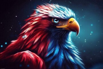 Obraz premium Show your patriotism with a captivating 4th of July wallpaper that highlights American pride.