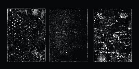Grunge Urban Backgrounds set.Texture Vector.Dust Overlay Distress Grain ,Simply Place illustration over any Object to Create grungy Effect .abstract,splattered , dirty, texture for your design.
