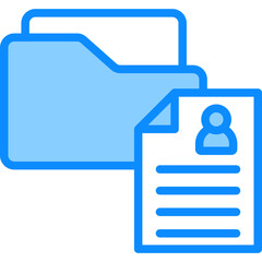 Obraz premium Dossier Icon