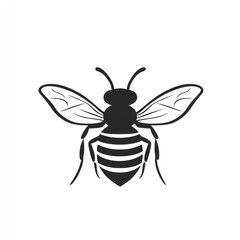 Fototapeta premium Bee Silhouette