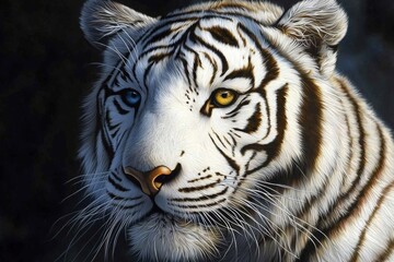 Captivating backgrounds showcasing the beauty of white tigers.
