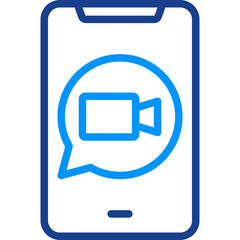 Fototapeta premium Video Call Icon