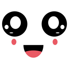 Set of Unique Cartoon Face Expressions with Different Emotions, Vector Illustration of Funny and Sad, Googly Eyes, and Various Mouths, Perfect for Emojis, Stickers icon