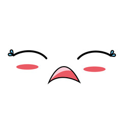 Set of Unique Cartoon Face Expressions with Different Emotions, Vector Illustration of Funny and Sad, Googly Eyes, and Various Mouths, Perfect for Emojis, Stickers icon