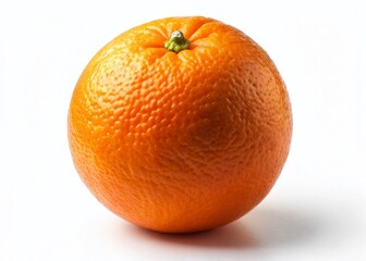 Vibrant Orange: A perfectly ripe, juicy orange, bursting with freshness and a sunny disposition, rests gently in this photorealistic image.