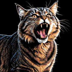 vector cat for design needs