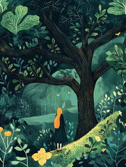 Illustration about sustainability concept and lifestyle. International Environment Day