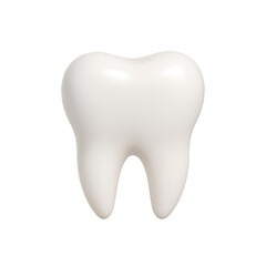 Single White Tooth Icon