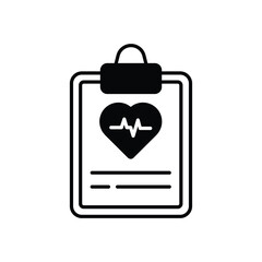 Check-up icon isolated on a white background. Vector illustration.