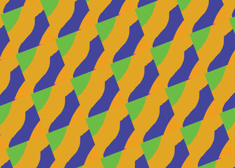 Seamless triangle pattern. Abstract geometric wallpaper of the surface. Tiled background. Light colors.