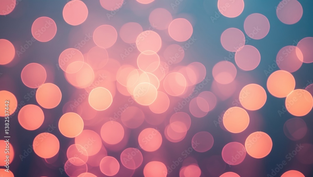 Poster pink abstract futuristic background created with a macro lens featuring overlapping ovals of light t