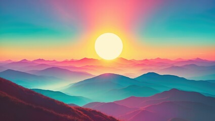 Fototapeta premium captivating and soothing mountain ranges