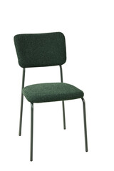 green chair isolated on white