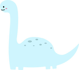Cute dinosaur character illustration