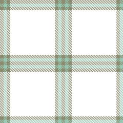Plaid pattern seamless. Pastel brown grey & Dark pale teal Tartan Fabric Design. 