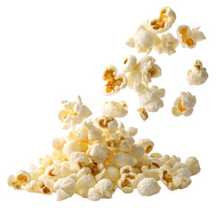 Delicious Popcorn: Movie Night Snack on transparent background