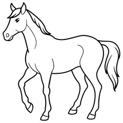 Obraz premium horse vector illustration