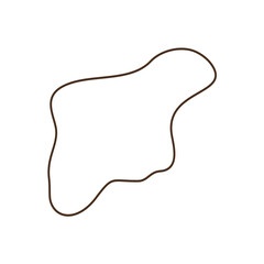 abstrack brown shape line