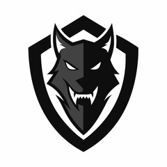 Obraz premium lion head shield