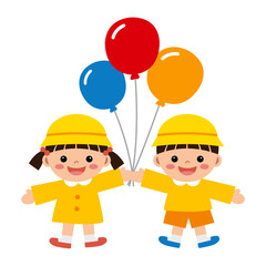 유치원 어린이 벡터