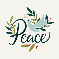 Naklejka premium dove of peace