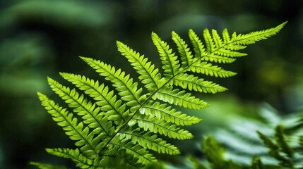 Fern Frond Backlit