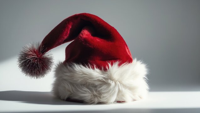 Christmas helper red hat costume isolated on a background with clipping path for holiday seasonal festive celebration design decoration. - Powered by Adobe