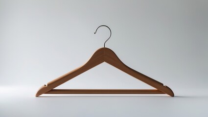 Coat hanger isolated against a background