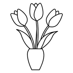 tulip in vase