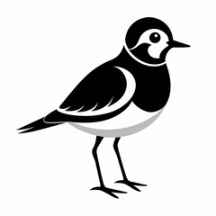 black silhouette of a bird