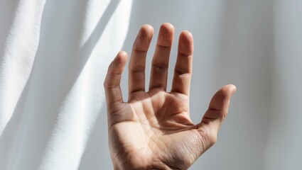 Gesture of the hand for grasping an object