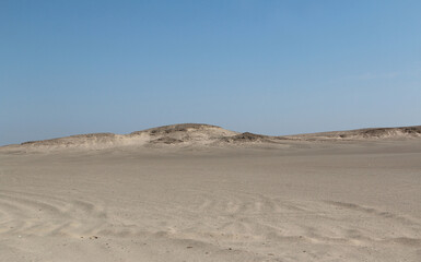 Desert scenery on the road trip from Luxor to Hurghada, Egypt