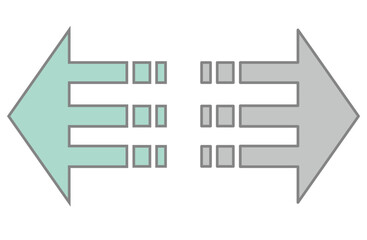 たくさん進む矢印